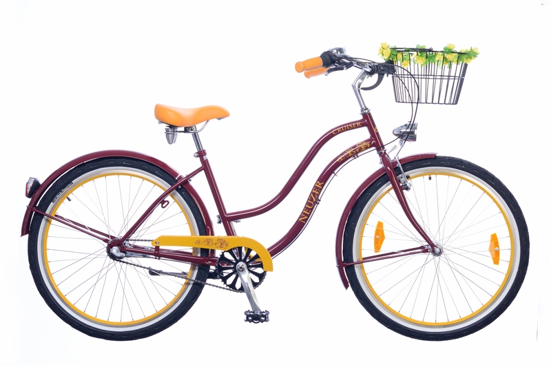 Picnic női vörösbor/sárga   kerékpár