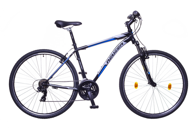 X-Zero férfi fekete/kék-szürke 19  cross kerékpár