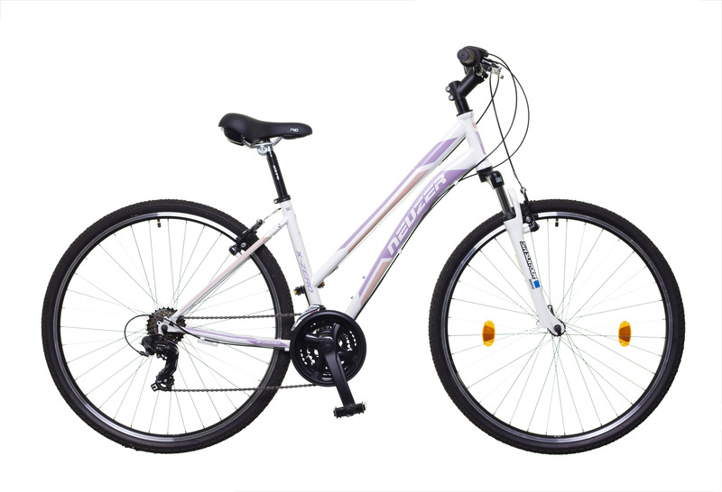 X-Zero női fehér/mályva-rózsa 17  cross kerékpár