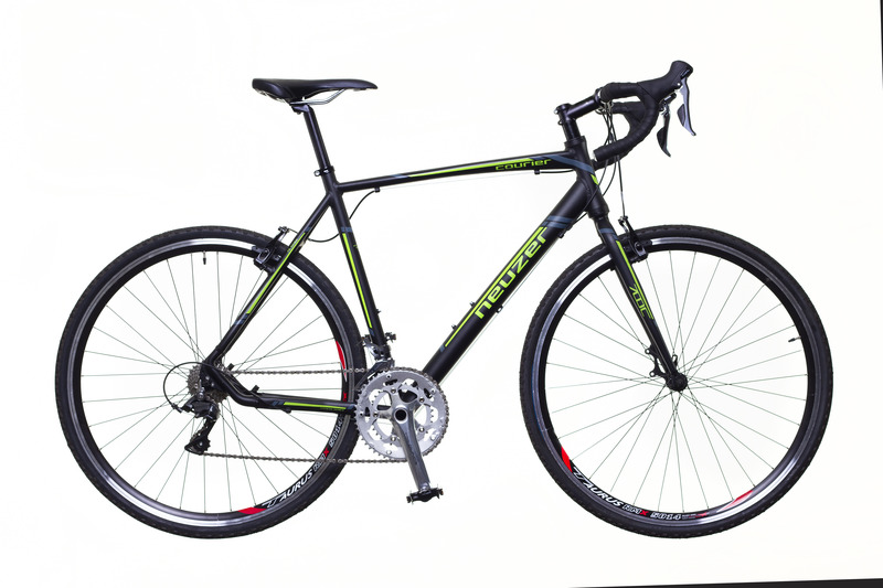 Courier CX fekete/zöld-szürke matt 53 cm  gravel kerékpár