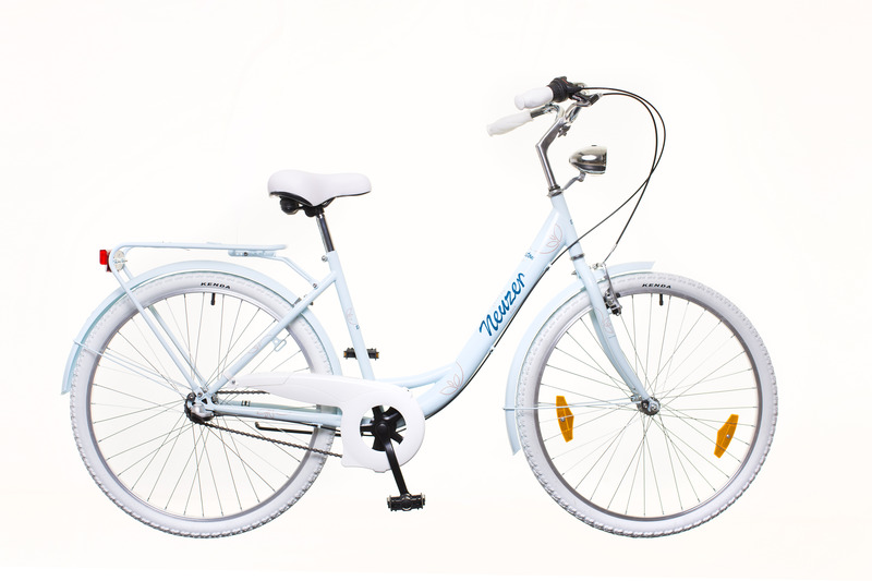 Balaton Premium 28 N3 női babyblue/kék-barna  kerékpár