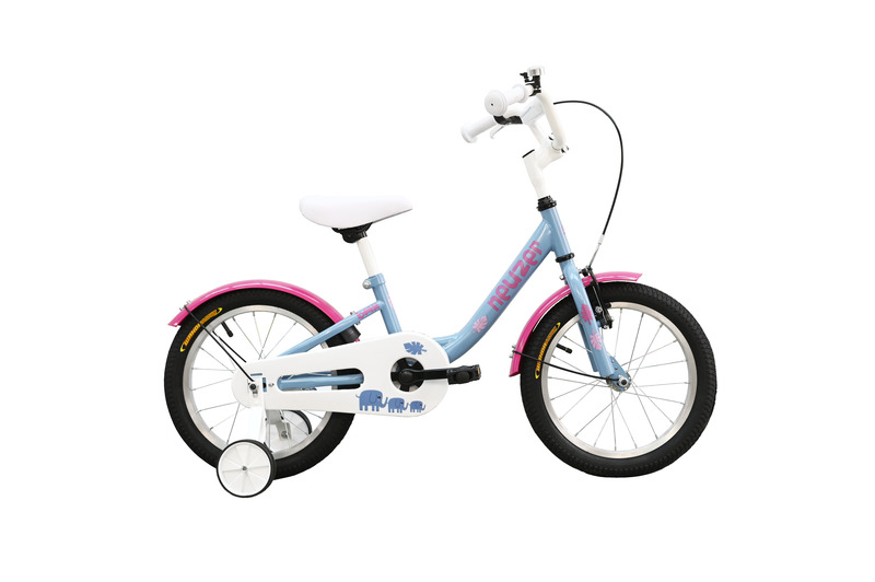 BMX 16 lány világoskék/pink   gyerek kerékpár