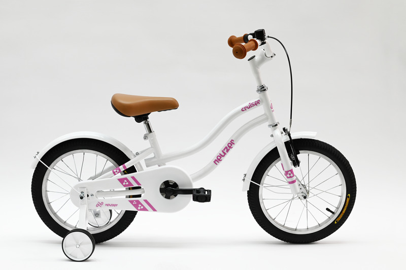 Cruiser 16 lány fehér/pink   gyerek kerékpár