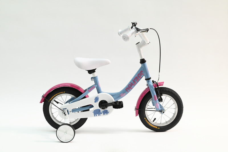 BMX 12 lány világoskék/pink   gyerek kerékpár